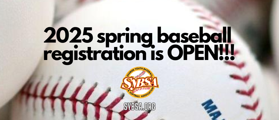 Spring Baseball Registration is OPEN NOW!